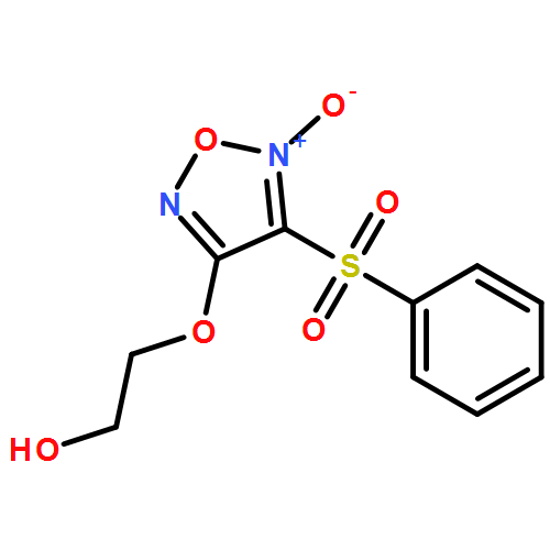 Ethanol, 2-[[5-oxido-4-(phenylsulfonyl)-1,2,5-oxadiazol-3-yl]oxy]-