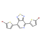 [1,2,5]Thiadiazolo[3,4-c]pyridine, 4,7-bis(5-bromo-2-thienyl)-