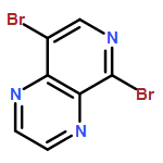 Pyrido[3,4-b]pyrazine, 5,8-dibromo-