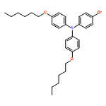 Benzenamine, 4-bromo-N,N-bis[4-(hexyloxy)phenyl]-