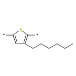 Poly(3-hexyl-2,5-thiophenediyl) 