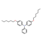 Benzenamine, 4-(hexyloxy)-N-[4-(hexyloxy)phenyl]-N-phenyl-