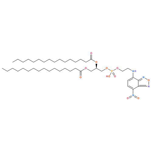 Hexadecanoic acid,1,1'-[(1R)-1-[[[hydroxy[2-[(7-nitro-4-benzofurazanyl)amino]ethoxy]phosphinyl]oxy]methyl]-1,2-ethanediyl]ester