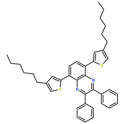 Quinoxaline, 5,8-bis(4-hexyl-2-thienyl)-2,3-diphenyl-