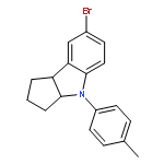 7-Bromo-?1,?2,?3,?3a,?4,?8b-?hexahydro-?4-?(4-?methylphenyl)?cyclopent[b]?indole