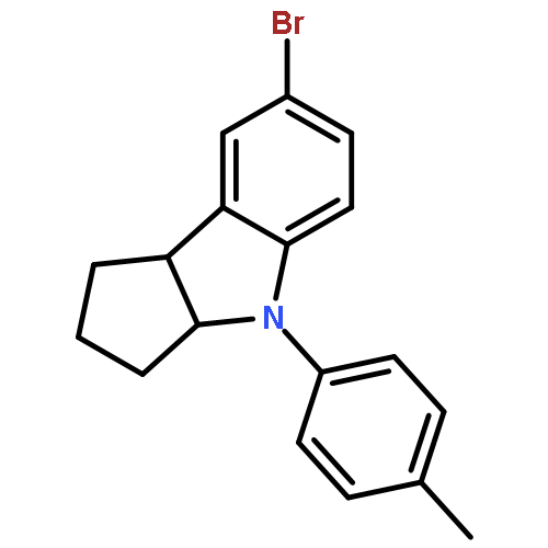 7-Bromo-?1,?2,?3,?3a,?4,?8b-?hexahydro-?4-?(4-?methylphenyl)?cyclopent[b]?indole