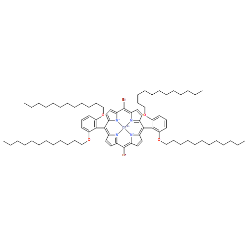 Zinc, [5,15-bis[2,6-bis(dodecyloxy)phenyl]-10,20-dibromo-21H,23H-porphinato(2-)-κN21,κN22,κN23,κN24]-, (SP-4-1)-