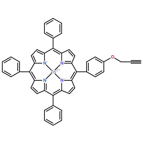 Zinc, [5,10,15-triphenyl-20-[4-(2-propyn-1-yloxy)phenyl]-21H,23H-porphinato(2-)-κN21,κN22,κN23,κN24]-, (SP-4-2)-