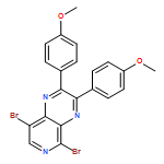 Pyrido[3,4-b]pyrazine, 5,8-dibromo-2,3-bis(4-methoxyphenyl)-