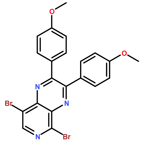 Pyrido[3,4-b]pyrazine, 5,8-dibromo-2,3-bis(4-methoxyphenyl)-