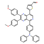 2-Thiophenecarboxaldehyde, 5-[5-[4-(diphenylamino)phenyl]-2,3-bis(4-methoxyphenyl)pyrido[3,4-b]pyrazin-8-yl]-