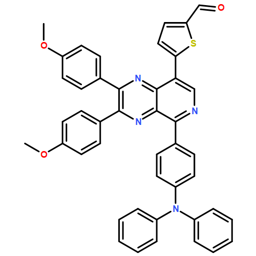 2-Thiophenecarboxaldehyde, 5-[5-[4-(diphenylamino)phenyl]-2,3-bis(4-methoxyphenyl)pyrido[3,4-b]pyrazin-8-yl]-