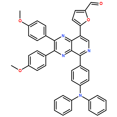 2-Furancarboxaldehyde, 5-[5-[4-(diphenylamino)phenyl]-2,3-bis(4-methoxyphenyl)pyrido[3,4-b]pyrazin-8-yl]-