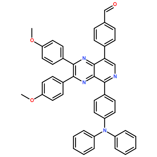 Benzaldehyde, 4-[5-[4-(diphenylamino)phenyl]-2,3-bis(4-methoxyphenyl)pyrido[3,4-b]pyrazin-8-yl]-