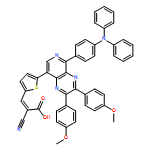 2-Propenoic acid, 2-cyano-3-[5-[5-[4-(diphenylamino)phenyl]-2,3-bis(4-methoxyphenyl)pyrido[3,4-b]pyrazin-8-yl]-2-thienyl]-