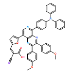 2-Propenoic acid, 2-cyano-3-[5-[5-[4-(diphenylamino)phenyl]-2,3-bis(4-methoxyphenyl)pyrido[3,4-b]pyrazin-8-yl]-2-furanyl]-