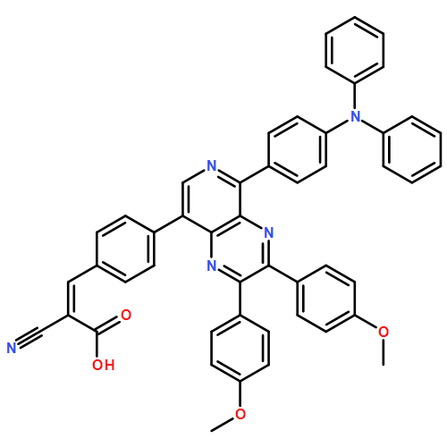 2-Propenoic acid, 2-cyano-3-[4-[5-[4-(diphenylamino)phenyl]-2,3-bis(4-methoxyphenyl)pyrido[3,4-b]pyrazin-8-yl]phenyl]-