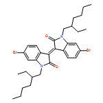 2H-Indol-2-one, 6-bromo-3-[6-bromo-1-(2-ethylhexyl)-1,2-dihydro-2-oxo-3H-indol-3-ylidene]-1-(2-ethylhexyl)-1,3-dihydro-, (3E)-