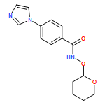 Benzamide, 4-(1H-imidazol-1-yl)-N-[(tetrahydro-2H-pyran-2-yl)oxy]-