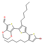 Thieno[3,4-b]-1,4-dioxin-5-carboxaldehyde, 7-(5'-bromo-3',4-dihexyl[2,2'-bithiophen]-5-yl)-2,3-dihydro-