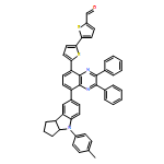 [2,2'-Bithiophene]-5-carboxaldehyde, 5'-[8-[1,2,3,3a,4,8b-hexahydro-4-(4-methylphenyl)cyclopent[b]indol-7-yl]-2,3-diphenyl-5-quinoxalinyl]-