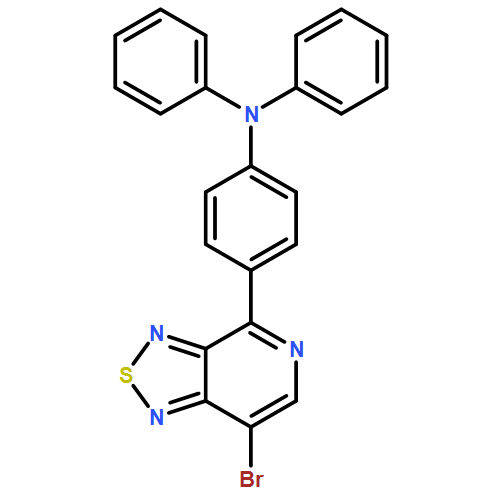 Benzenamine, 4-(7-bromo[1,2,5]thiadiazolo[3,4-c]pyridin-4-yl)-N,N-diphenyl-