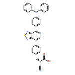 2-Propenoic acid, 2-cyano-3-[4-[4-[4-(diphenylamino)phenyl][1,2,5]thiadiazolo[3,4-c]pyridin-7-yl]phenyl]-