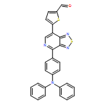 2-Thiophenecarboxaldehyde, 5-[4-[4-(diphenylamino)phenyl][1,2,5]thiadiazolo[3,4-c]pyridin-7-yl]-