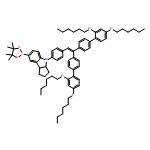 Cyclopent[b]indole, 4-[4-[2,2-bis[2',4'-bis(hexyloxy)[1,1'-biphenyl]-4-yl]ethenyl]phenyl]-1,2,3,3a,4,8b-hexahydro-7-(4,4,5,5-tetramethyl-1,3,2-dioxaborolan-2-yl)-