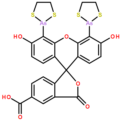 4',5'-Bis(1,3,2-dithiarsolan-2-yl)-3',6'-dihydroxy-3-oxospiro[isobenzofuran-1(3H),9'-[9H]xanthene]-5-carboxylic Acid