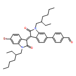 Benzaldehyde, 4-[(3E)-3-[6-bromo-1-(2-ethylhexyl)-1,2-dihydro-2-oxo-3H-indol-3-ylidene]-1-(2-ethylhexyl)-2,3-dihydro-2-oxo-1H-indol-6-yl]-