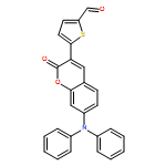 2-Thiophenecarboxaldehyde, 5-[7-(diphenylamino)-2-oxo-2H-1-benzopyran-3-yl]-