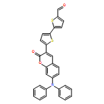 [2,2'-Bithiophene]-5-carboxaldehyde, 5'-[7-(diphenylamino)-2-oxo-2H-1-benzopyran-3-yl]-