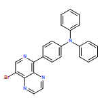 Benzenamine, 4-(8-bromopyrido[3,4-b]pyrazin-5-yl)-N,N-diphenyl-