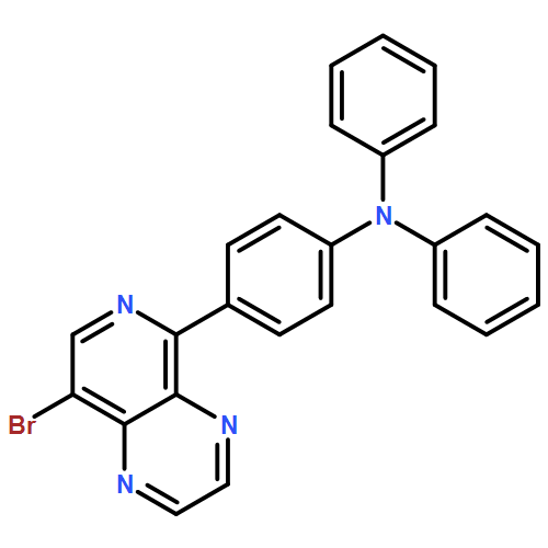 Benzenamine, 4-(8-bromopyrido[3,4-b]pyrazin-5-yl)-N,N-diphenyl-