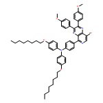 Benzenamine, 4-[8-bromo-2,3-bis(4-methoxyphenyl)pyrido[3,4-b]pyrazin-5-yl]-N,N-bis[4-(octyloxy)phenyl]-