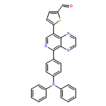 2-Thiophenecarboxaldehyde, 5-[5-[4-(diphenylamino)phenyl]pyrido[3,4-b]pyrazin-8-yl]-