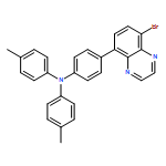 Benzenamine, 4-(8-bromo-5-quinoxalinyl)-N,N-bis(4-methylphenyl)-