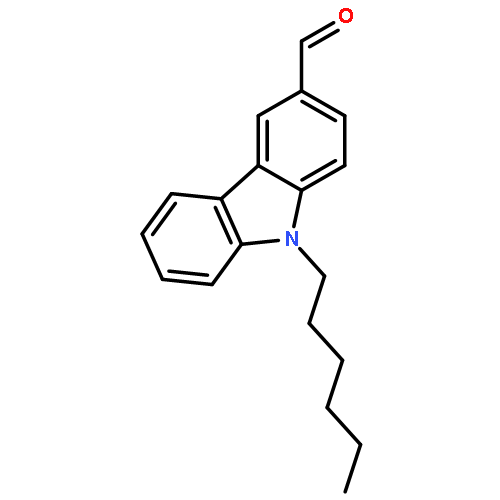 9H-Carbazole-3-carboxaldehyde, 9-hexyl-