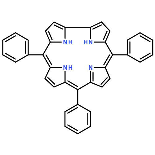 Corrin, 1,2,3,7,8,12,13,17,18,19-decadehydro-21,22-dihydro-5,10,15-triphenyl-