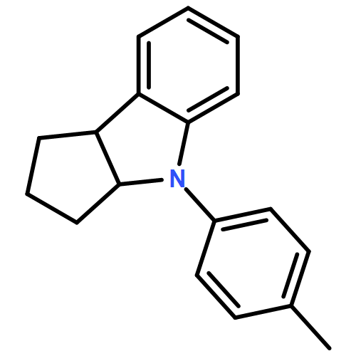 Cyclopent[b]indole, 1,2,3,3a,4,8b-hexahydro-4-(4-methylphenyl)-