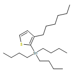 Stannane, tributyl(3-hexyl-2-thienyl)-