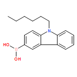 Boronic acid, (9-hexyl-9H-carbazol-3-yl)-