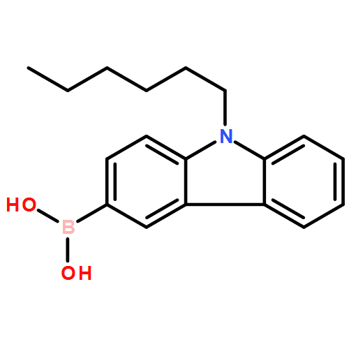 Boronic acid, (9-hexyl-9H-carbazol-3-yl)-