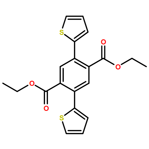 1,4-Benzenedicarboxylic acid, 2,5-di-2-thienyl-, 1,4-diethyl ester