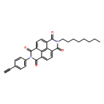 Benzo[lmn][3,8]phenanthroline-1,3,6,8(2H,7H)-tetrone, 2-(4-ethynylphenyl)-7-octyl-