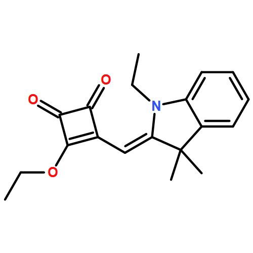 3-Cyclobutene-1,2-dione, 3-ethoxy-4-[(1-ethyl-1,3-dihydro-3,3-dimethyl-2H-indol-2-ylidene)methyl]-