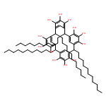 Pentacyclo[19.3.1.13,7.19,13.115,19]octacosa-1(25),3,5,7(28),9,11,13(27),15,17,19(26),21,23-dodecaene-4,5,6,10,11,12,16,17,18,22,23,24-dodecol, 2,8,14,20-tetraundecyl-