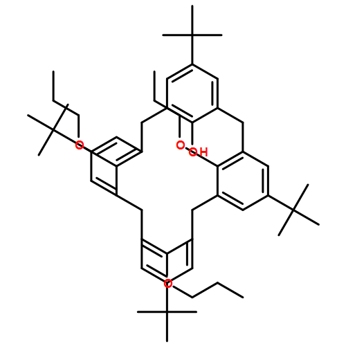 Pentacyclo[19.3.1.13,7.19,13.115,19]octacosa-1(25),3,5,7(28),9,11,13(27),15,17,19(26),21,23-dodecaen-25-ol, 5,11,17,23-tetrakis(1,1-dimethylethyl)-26,27,28-tripropoxy-