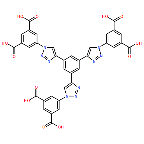 1,3-Benzenedicarboxylic acid, 5,5',5''-[1,3,5-benzenetriyltris(1H-1,2,3-triazole-4,1-diyl)]tris-